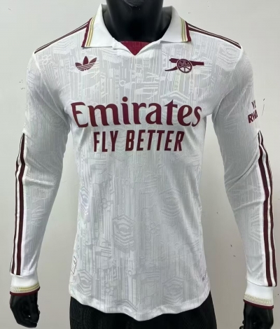 2526 Arse Player Version Ars Third Away Long Sleeve Soccer Jersey